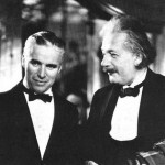 Charlie Chaplin e Albert Einstein.