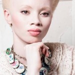 A modelo albina quis romper estereótipos no mundo da moda (Foto: Justin Dingwall)
